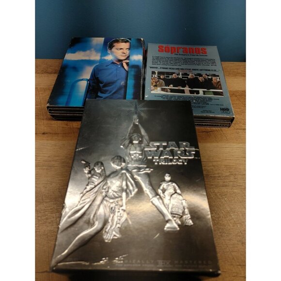 LOT 3 DVD SEASON (24, SOPRANOS, STARWARS TRILOGY) TESTED - Picture 2 of 2